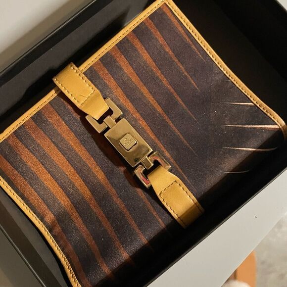 Gucci AGENDA Diary Planner Note Cover Jackie Leather Brown - Picture 2 of 10